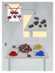 LEGO 8018 instructions page 2 – build guide