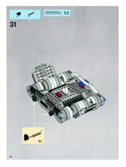 LEGO 8019 instructions page 30 – build guide
