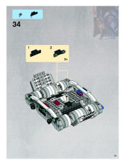 LEGO 8019 instructions page 33 – build guide