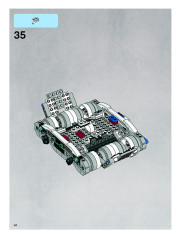 LEGO 8019 instructions page 34 – build guide