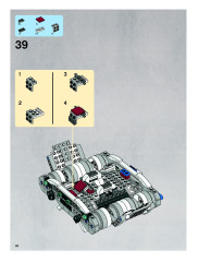 LEGO 8019 instructions page 38 – build guide