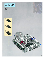 LEGO 8019 instructions page 39 – build guide
