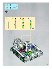 LEGO 8019 instructions page 43 – build guide