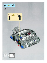 LEGO 8019 instructions page 54 – build guide