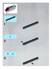 LEGO 8019 instructions page 2 – build guide