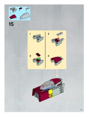 LEGO 8019 instructions page 21 – build guide