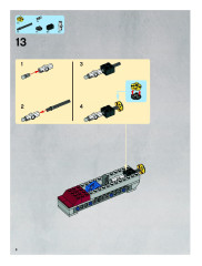 LEGO 8019 instructions page 8 – build guide