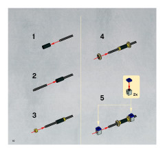 LEGO 8036 instructions page 10 – build guide