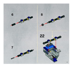 LEGO 8036 instructions page 11 – build guide