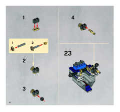 LEGO 8036 instructions page 12 – build guide