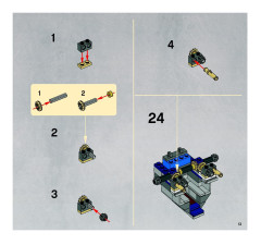 LEGO 8036 instructions page 13 – build guide