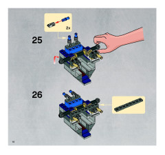 LEGO 8036 instructions page 14 – build guide
