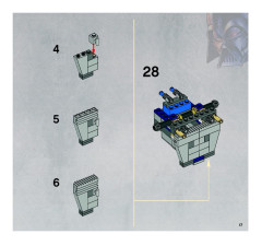 LEGO 8036 instructions page 17 – build guide