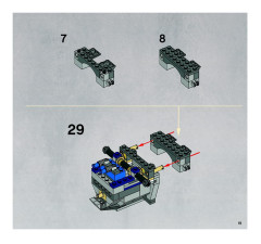 LEGO 8036 instructions page 19 – build guide
