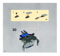 LEGO 8036 instructions page 20 – build guide