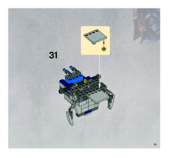LEGO 8036 instructions page 21 – build guide