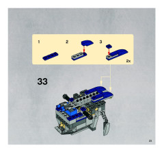 LEGO 8036 instructions page 23 – build guide