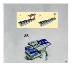 LEGO 8036 instructions page 25 – build guide