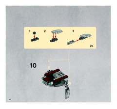 LEGO 8036 instructions page 28 – build guide