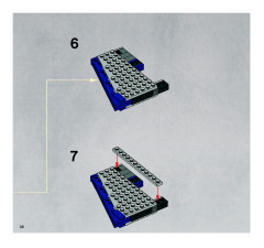 LEGO 8036 instructions page 38 – build guide