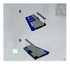 LEGO 8036 instructions page 39 – build guide