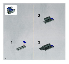 LEGO 8036 instructions page 4 – build guide