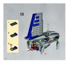 LEGO 8036 instructions page 42 – build guide