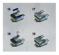 LEGO 8036 instructions page 8 – build guide