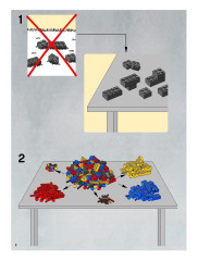 LEGO 8037 instructions page 2 – build guide