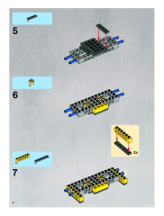 LEGO 8037 instructions page 6 – build guide