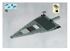 LEGO 8039 instructions page 13 – build guide