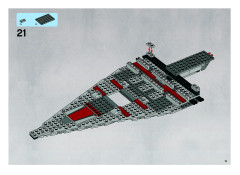 LEGO 8039 instructions page 19 – build guide