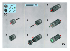 LEGO 8039 instructions page 28 – build guide