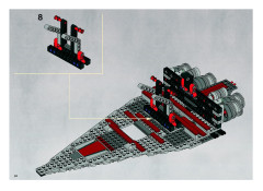 LEGO 8039 instructions page 34 – build guide