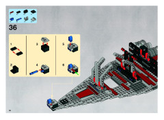 LEGO 8039 instructions page 38 – build guide