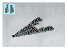 LEGO 8039 instructions page 6 – build guide