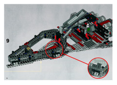 LEGO 8039 instructions page 72 – build guide
