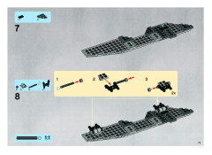 LEGO 8039 instructions page 75 – build guide