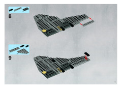 LEGO 8039 instructions page 5 – build guide