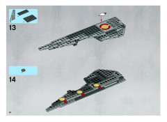 LEGO 8039 instructions page 68 – build guide