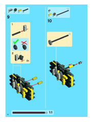 LEGO 8043 instructions page 10 – build guide