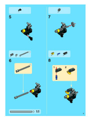 LEGO 8043 instructions page 17 – build guide