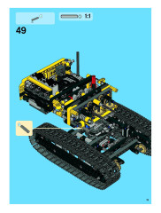 LEGO 8043 instructions page 19 – build guide