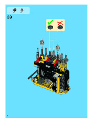LEGO 8043 instructions page 2 – build guide