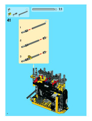 LEGO 8043 instructions page 4 – build guide