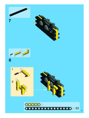 LEGO 8043 instructions page 9 – build guide