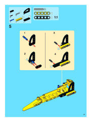 LEGO 8043 instructions page 21 – build guide