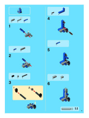LEGO 8043 instructions page 9 – build guide