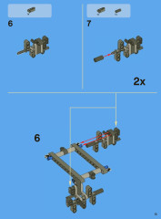 LEGO 8043 instructions page 13 – build guide