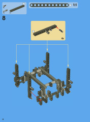 LEGO 8043 instructions page 16 – build guide